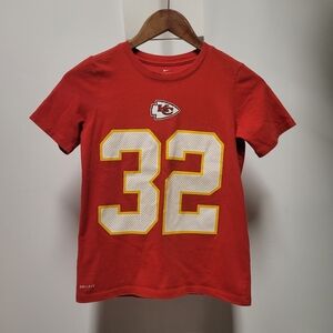 Nike DRI FIT Tee NFL Kansas City KC Chiefs #32 Mathieu Mens Small S T-Shirt